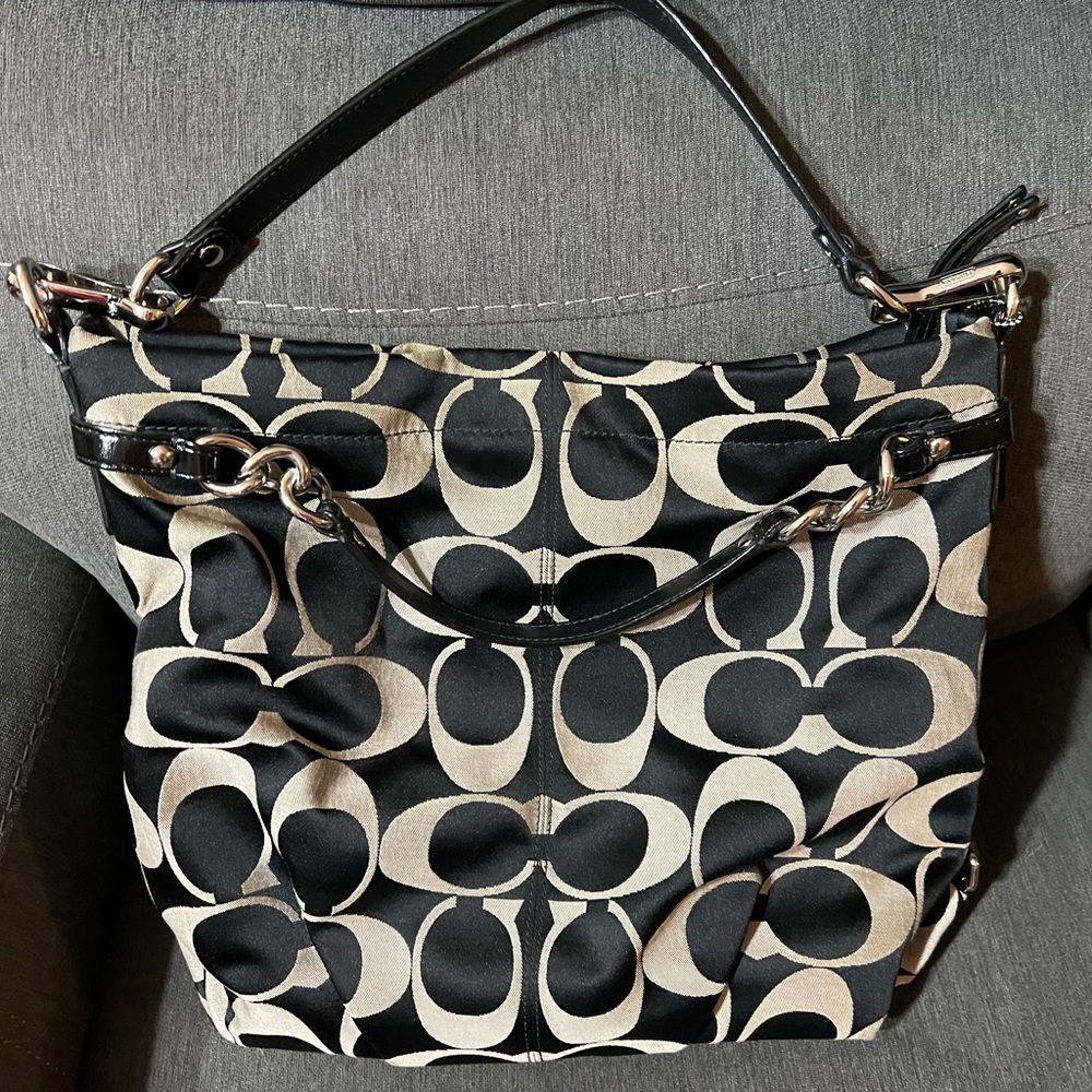 Retro Coach large shoulder  bag.